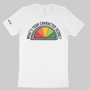 What's Your Character Score? Unisex T-Shirt | White