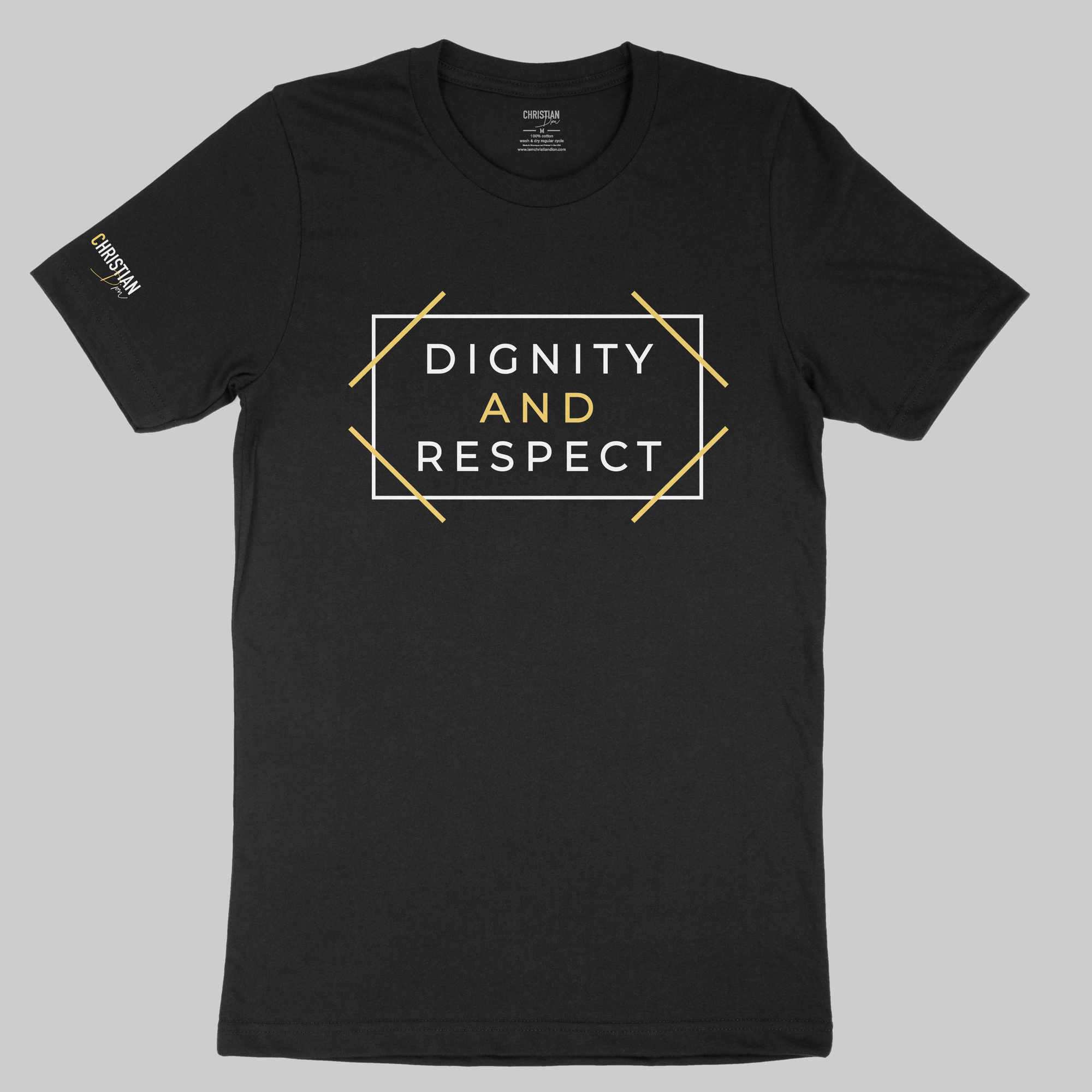 Dignity and Respect Unisex T-Shirt | Black
