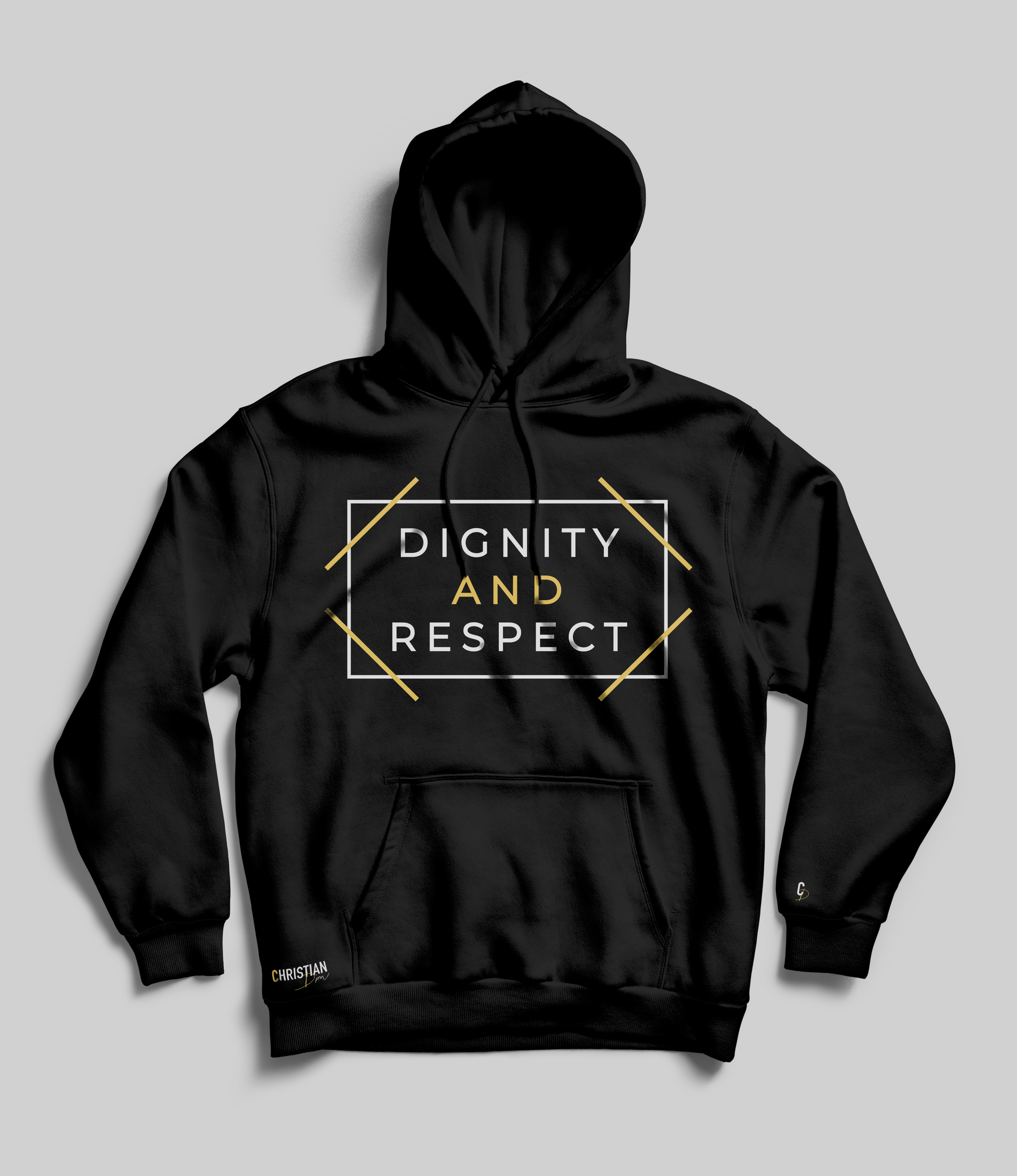 Dignity and Respect Unisex Hoodie | Black