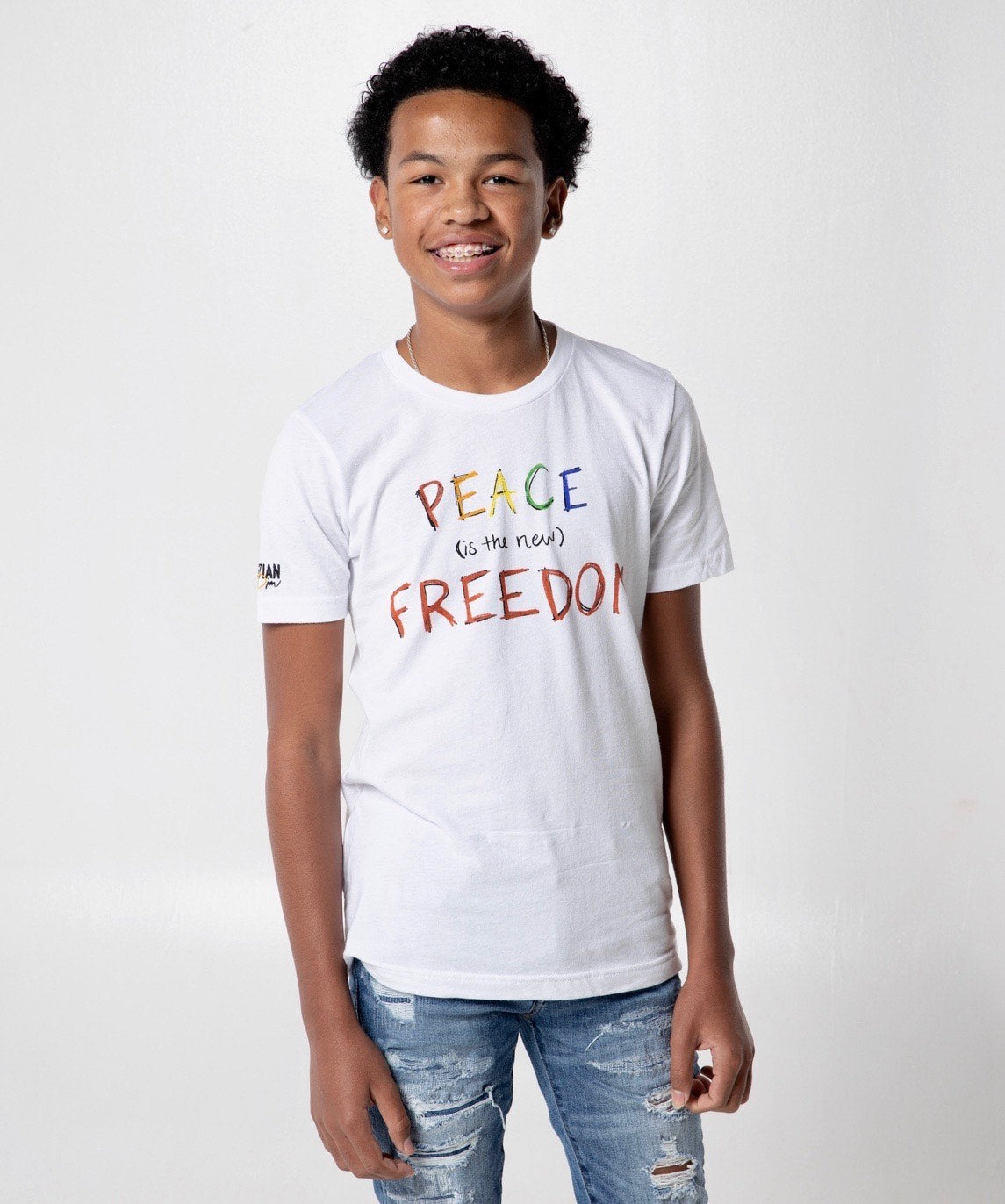 Peace (is the new) Freedom Unisex T-Shirt | White